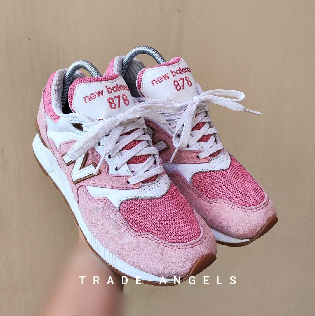 New balance 878 pink hot sale