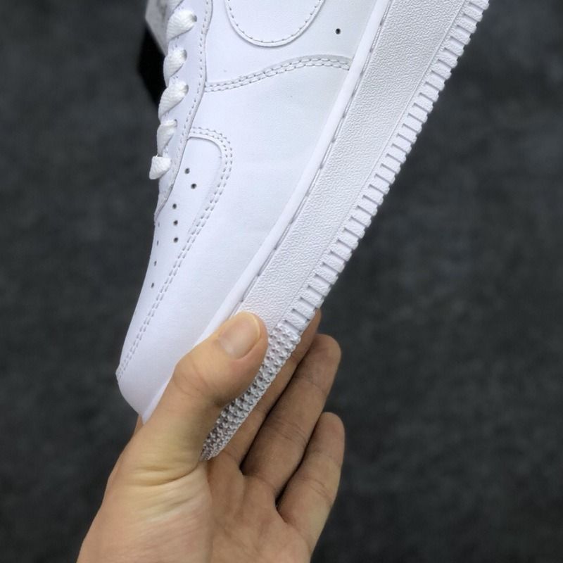Plain white af1 online