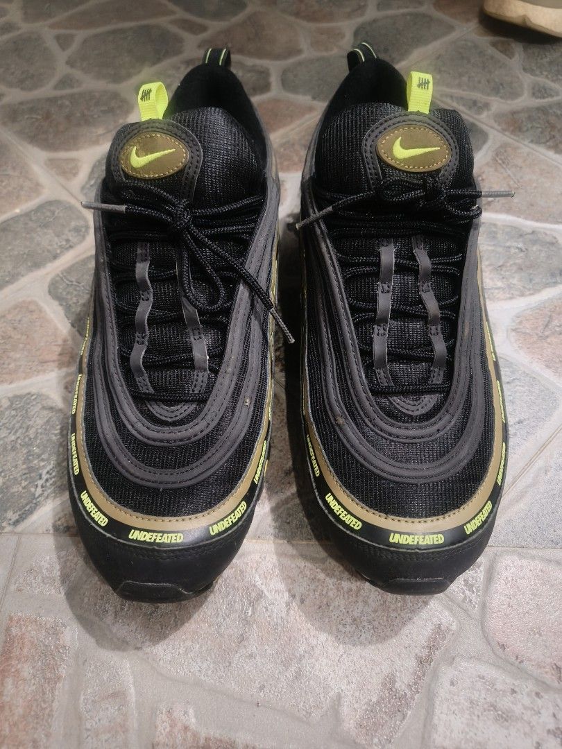 undefeated air max 97 black volt