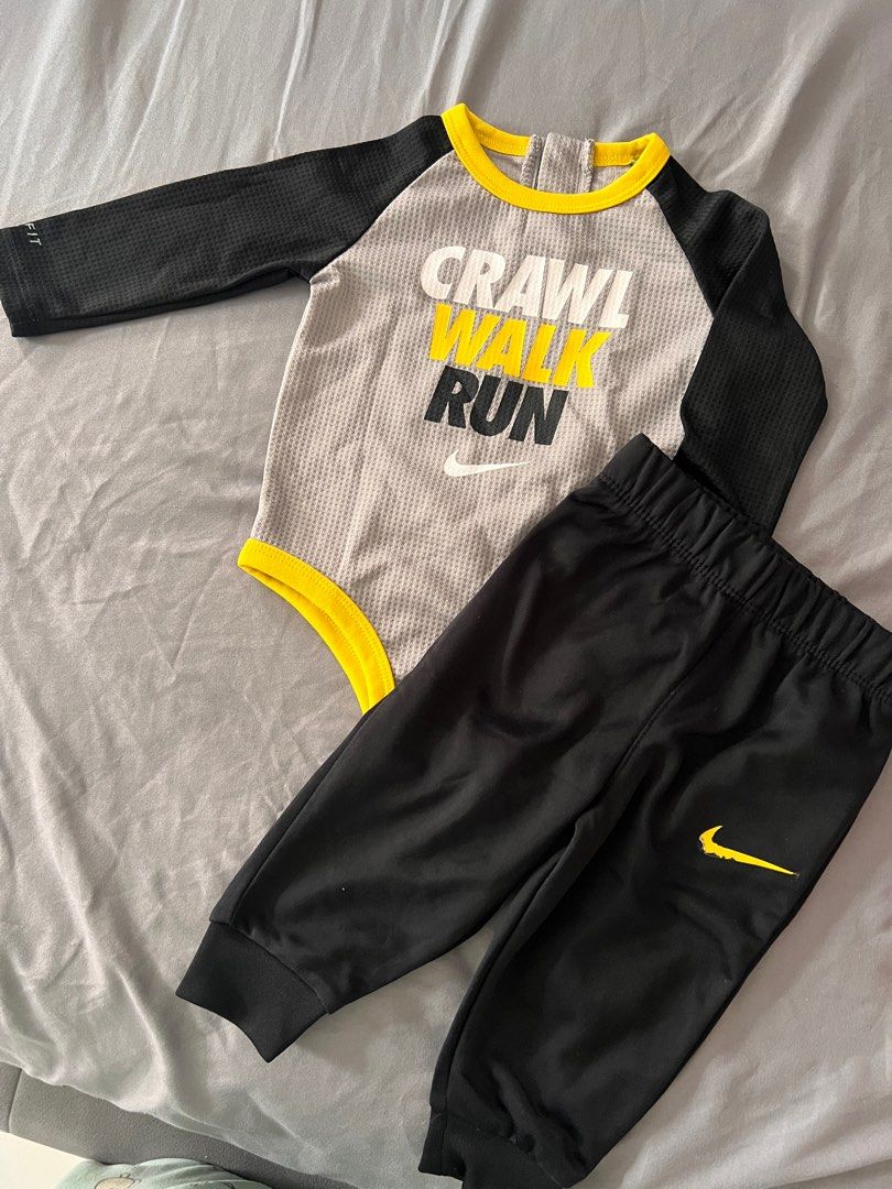 Nike Dri Fit Onesie Babies Kids Babies Kids Fashion on Carousell