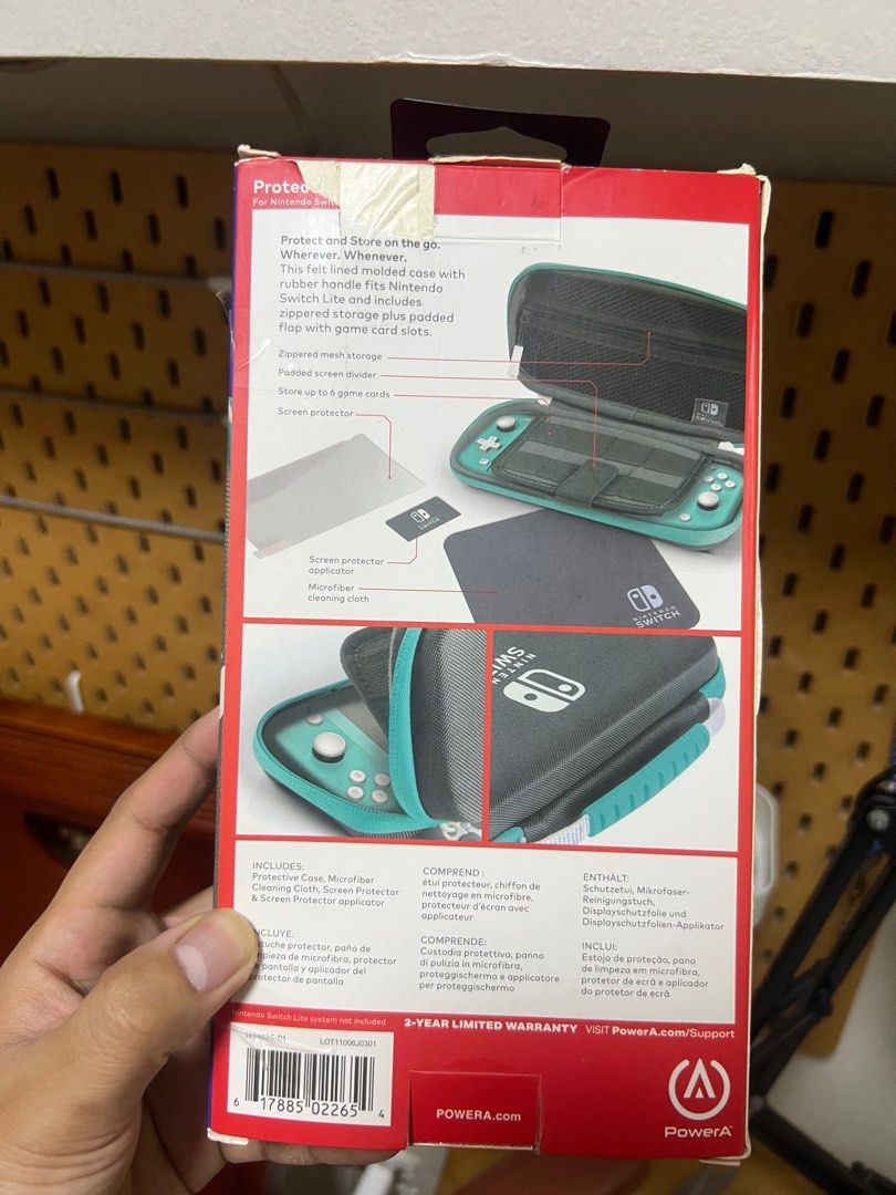 Nintendo Switch Protection Case Kit (Power A Brand) (Category: Cases & Covers) located in Valenzuela. Submitted by danielbelando4 (Listing ID 1332043390, Image 2). Description: Brand new from canada Broke box but item is still in good condition.
