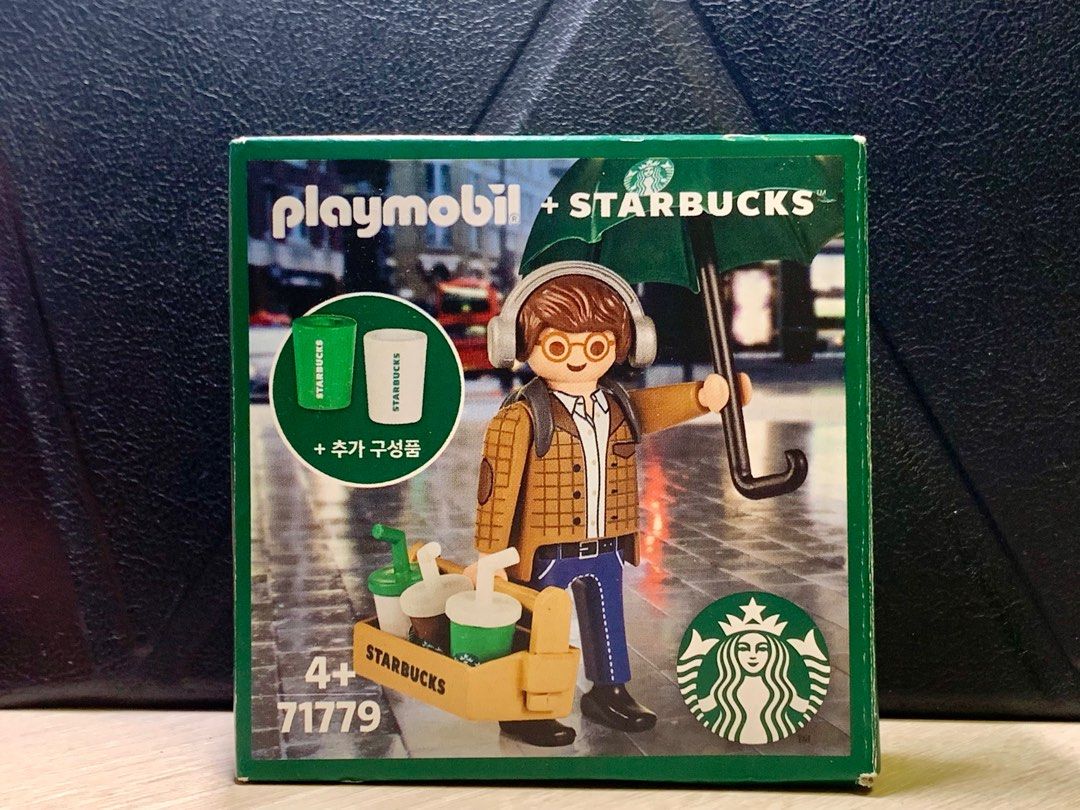Figurine Playmobil X Starbucks 2024 'Meet The Buddy's' – Édition Limitée Corée – Neuf Sous Blister