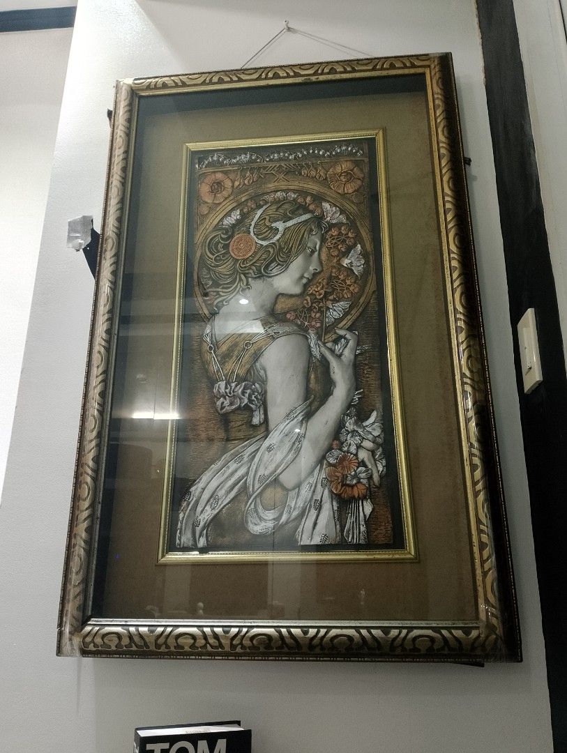 "Primrose" 1899 by Alphonse Mucha (Category: Art & Prints) located in Manila. Submitted by zkreat08 (Listing ID 1332078988, Image 1). Description: m "Primrose" 1899 by Alphonse Mucha Signed LE #164/475 Giclée Framed w/ CoA.