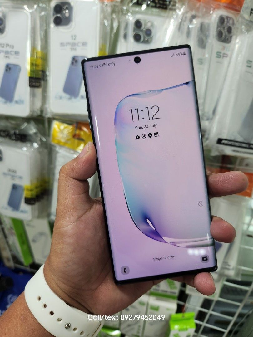 Samsung Note10+ 12gb/512gb (Category: Samsung) located in Manila. Submitted by lucky.charm.gadgets (Listing ID 1332030127, Image 2). Description: Samsung Note10+ 12gb/512gb (Search mo nalang specs ) may light burn sa LCD di naman nakaka apekto sa smooth performance No repair History No hidden issue Test to sawa bagoo bayaran Pede sa maarte bawal sa nag iinarte We Accept cod w/in Metro Manila Only. We accept via Lalamove Payment First Policy upon 