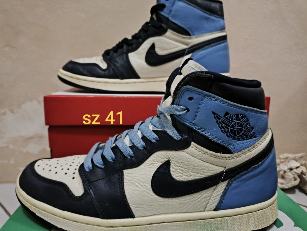 jordan 1 retro high obsidian unc fake
