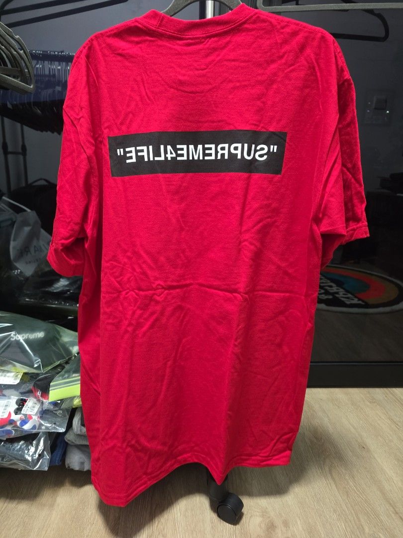 Supreme 4 Life tee Men s Fashion Tops Sets Tshirts Polo Shirts on Carousell