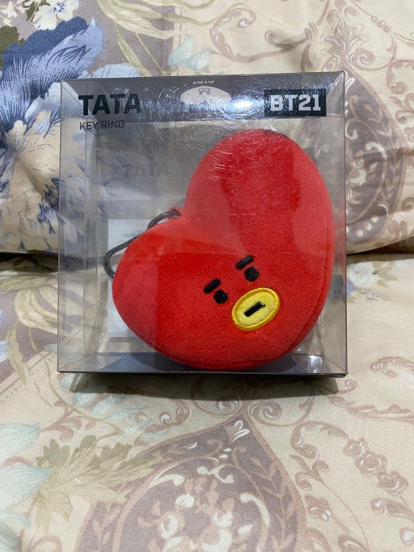 Tata Bt21 Bag Charm Bt21 Official Tata BT21 Key Ring/Bag Charm (6