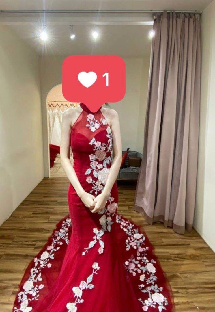 The Gown Warehouse TGW Cheongsam, Women's Fashion, Dresses Sets