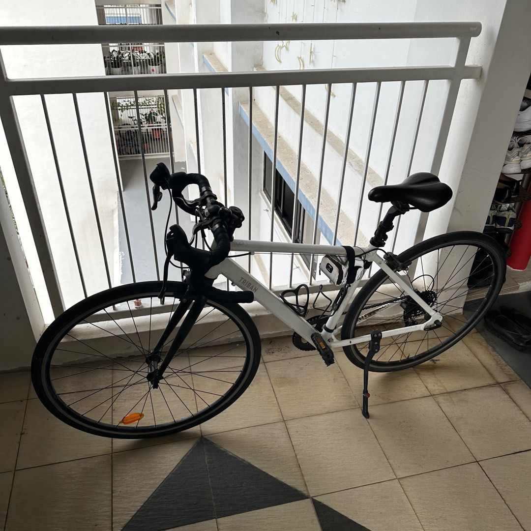 Triban Road Bike for Kids Women Sports Equipment Bicycles Parts Bicycles on Carousell