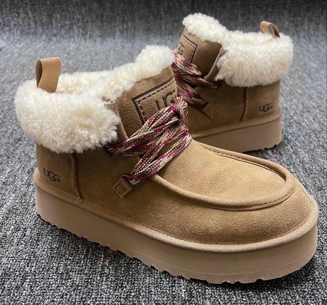 Ugg funkarra women s ankle boots maroon Women s Fashion Footwear Shoe inserts on Carousell