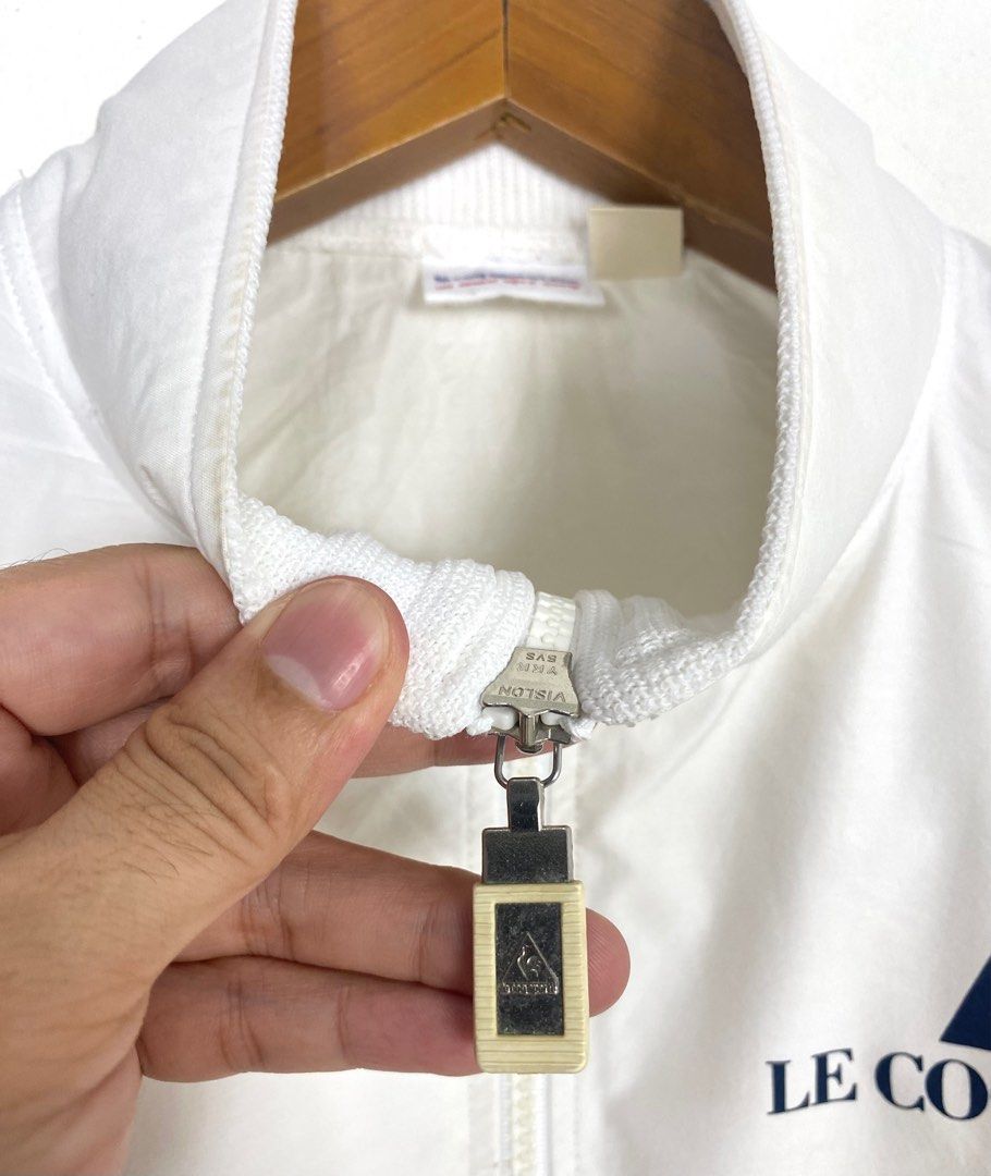 Vintage Le Coq Sportif Jacket Big Logo Made in Japan Men s Fashion Coats Jackets and Outerwear on Carousell