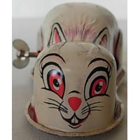 Vintage Tin Toy Rabbit Yoneya Japan, Toys & Collectibles, Lainnya di ...