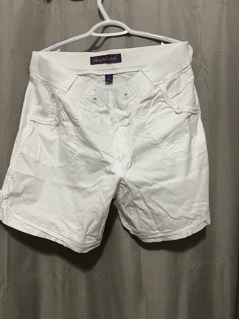 White Shorts Size 16 Men s Fashion Bottoms Shorts on Carousell