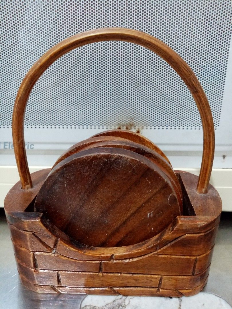 Wooden coaster with holder (Category: Other Kitchenware & Tableware) located in Antipolo. Submitted by sonrabbit (Listing ID 1331932829, Image 2). Description: .