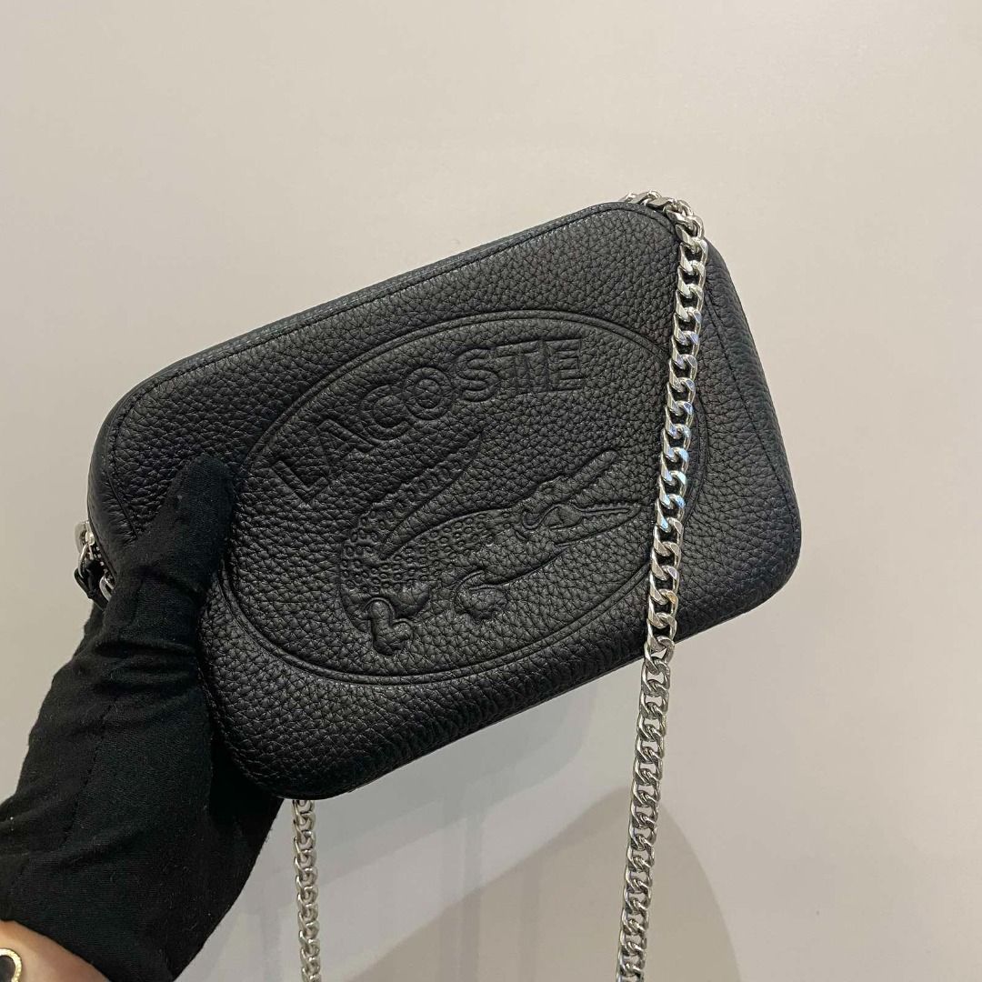 247006210 LACOSTE CHAIN BAG, Luxury, Bags & Wallets on Carousell