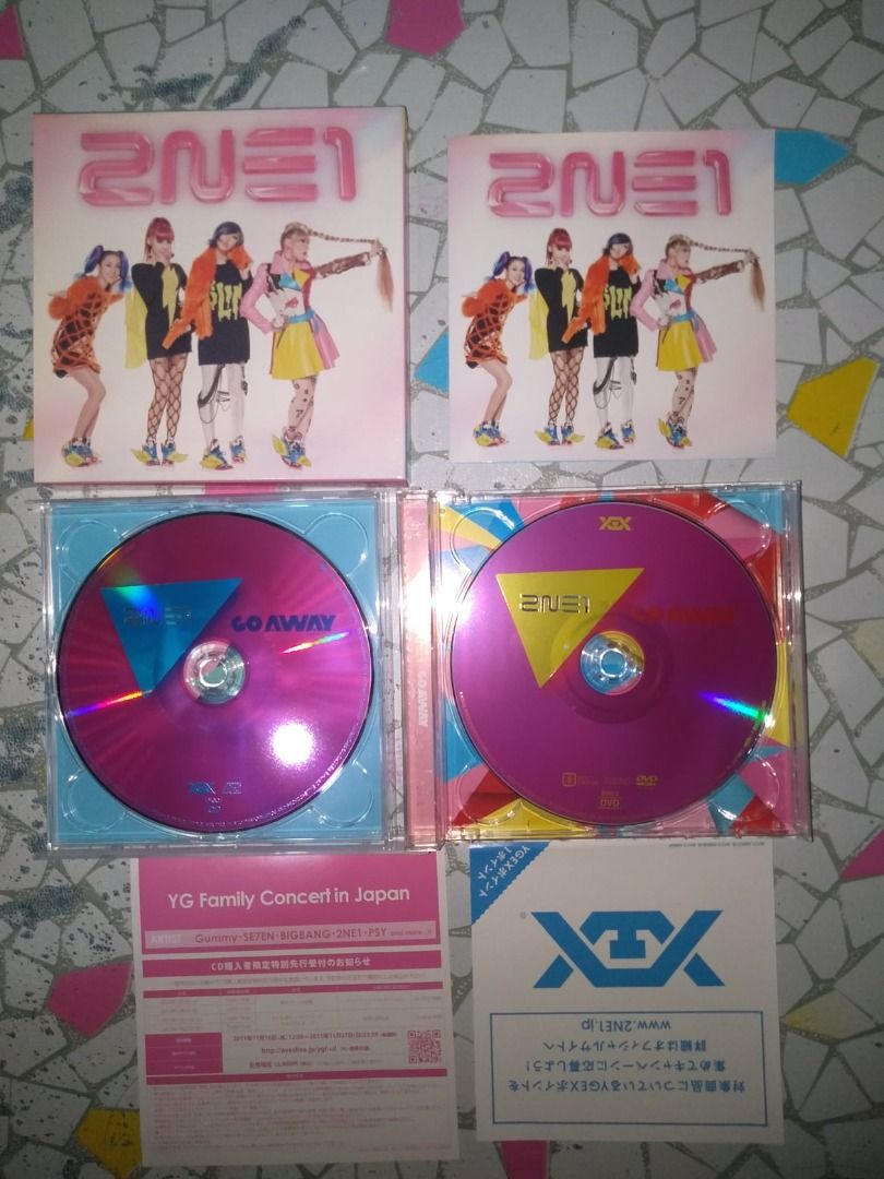 2NE1 Go Away (Japan) CD + DVD - B (Category: CDs & DVDs) located in Danao, Cebu. Submitted by merramaeramos (Listing ID 1332169454, Image 1). Description: 2NE1 Go Away (Japan) CD + DVD - B PHP 900.00 Released November 16, 2011 original official Item with freebies with discount open for installment with proofs of legitimacy can send video / photo with buyer's name for legitimacy Open for COD or COP via LBC Location: Danao City, Cebu .