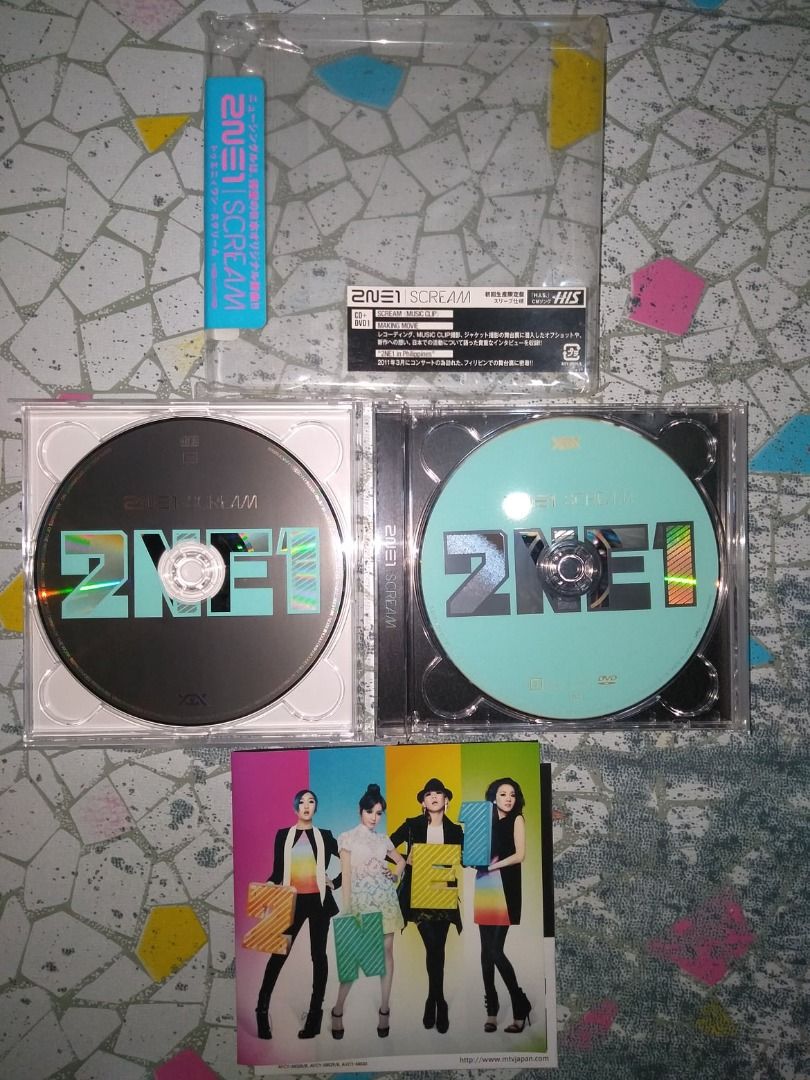 2NE1 Scream Album CD + DVD - B (Category: CDs & DVDs) located in Danao, Cebu. Submitted by merramaeramos (Listing ID 1332174368, Image 1). Description: 2NE1 Scream Album CD + DVD - B Released March 28, 2012 PHP 800.00 original official Item with freebies with discount open for installment with proofs of legitimacy can send video / photo with buyer's name for legitimacy Open for COD or COP via LBC Location: Danao City, Cebu .
