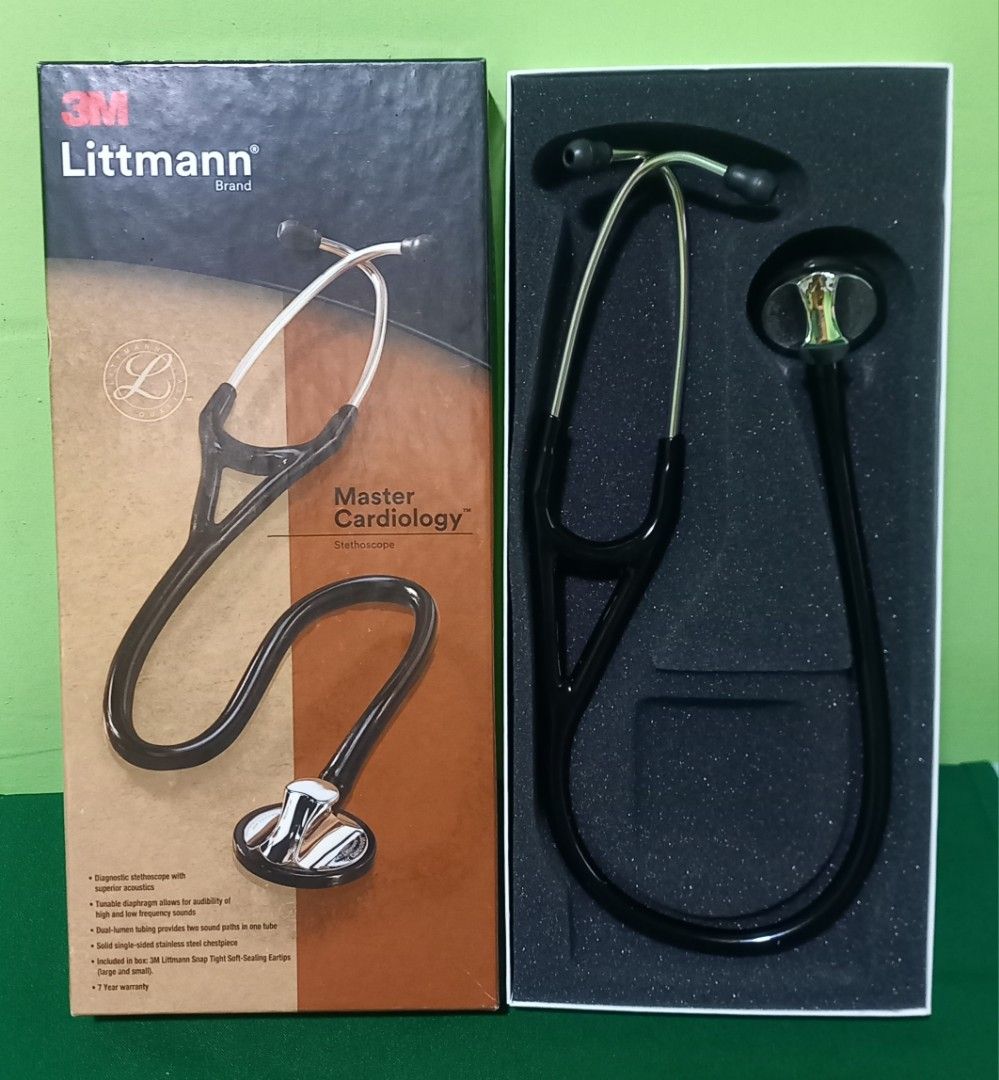 3M Littmann Master Cardiology Stethoscope 2160 (Category: Health Monitors & Weighing Scales) located in Marikina City. Submitted by entropymarketing (Listing ID 1332198154, Image 1). Description: Entropy Marketing sells medical supplies Your affordable high quality medical supplies provider 3M Littmann Master Cardiology Stethoscope REF 2160 Standard Finished Brandnew Original Made in USA Address Entropy Marketing Marikina 10 Nalugod St Sto Nino M