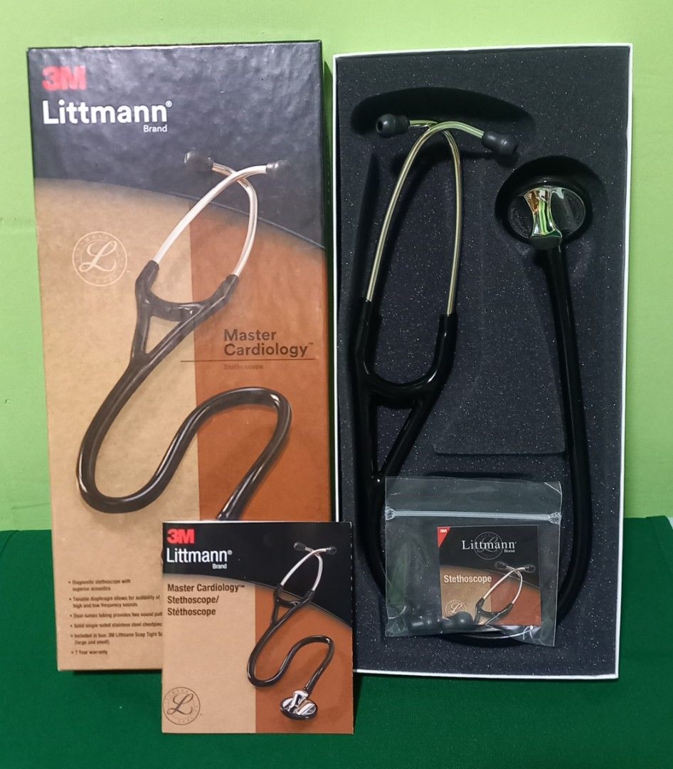 3M Littmann Master Cardiology Stethoscope 2160 (Category: Health Monitors & Weighing Scales) located in Marikina City. Submitted by entropymarketing (Listing ID 1332198154, Image 2). Description: Entropy Marketing sells medical supplies Your affordable high quality medical supplies provider 3M Littmann Master Cardiology Stethoscope REF 2160 Standard Finished Brandnew Original Made in USA Address Entropy Marketing Marikina 10 Nalugod St Sto Nino M