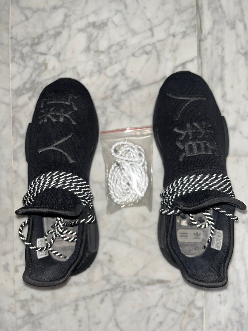 Nmd human races black store