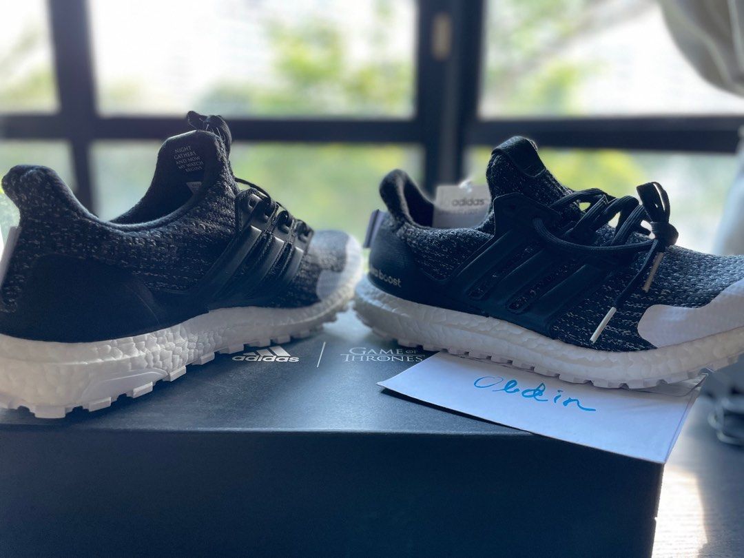 Adidas Ultra Boost Game of Thrones Nights Watch Men s Fashion Footwear Sneakers on Carousell