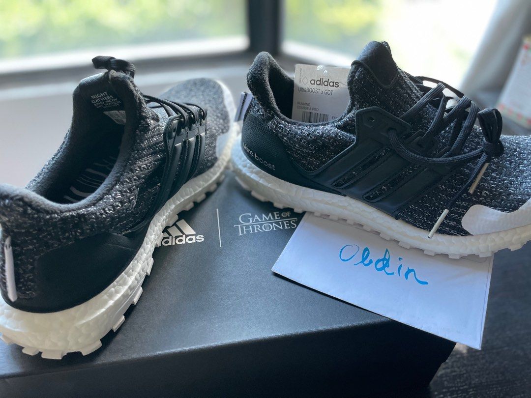 Adidas Ultra Boost Game of Thrones Nights Watch Men s Fashion Footwear Sneakers on Carousell