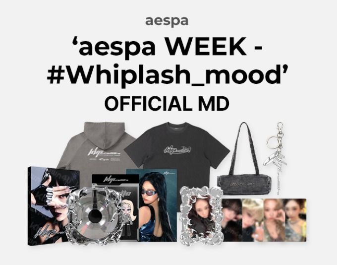 aespa [BAG SET]Whiplash mood OFFICIAL MD