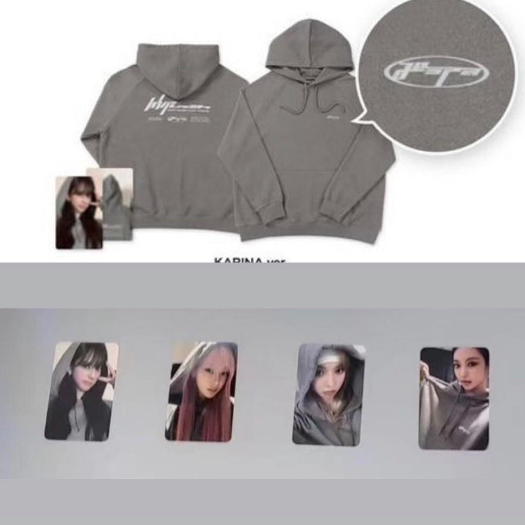 aespa whiplash フーディー パーカー md グッズ(音楽)】衣類 aespa Whiplash OFFICIAL MD【パーカー