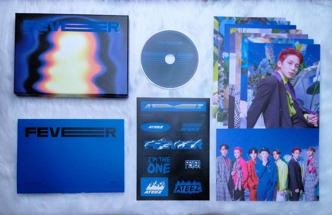 Ateez unsealed album & photocards (Category: CDs & DVDs) located in Batangas. Submitted by merchandiseify.ph (Listing ID 1332199458, Image 1). Description: #merchandiseifyph_carts wts lfb ph ateez 🌸 unsealed fever pt. 2 & 3 album L complete inclus except pc — ₱120 ea 🌸 fever pt. 2 pcs — ₱50 ea ꮺ onhand ꮺ prio payo / 7 days dop (w/ 20% nrdp) / 1mo dop (w/ 50% nrdp) ꮺ gcash ꮺ lbc, jnt for albums ꮺ x sensi, x rush ꮺ batangas.
