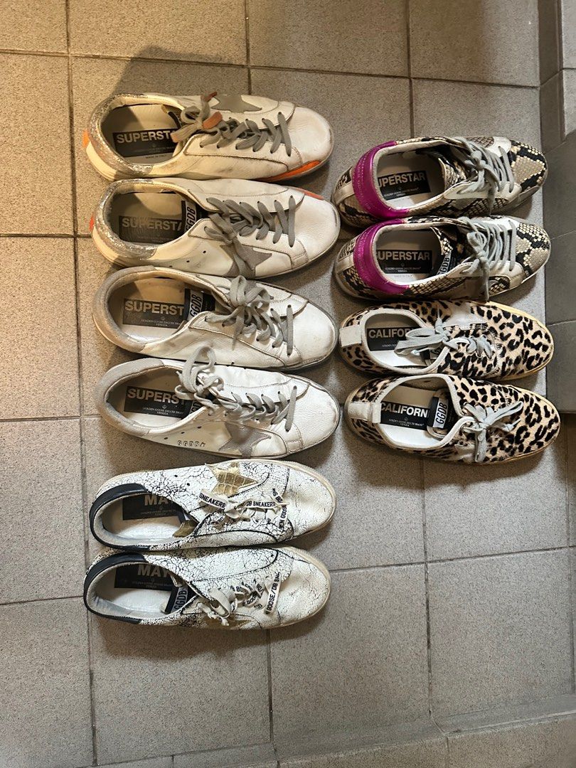 Authentic Golden Goose Superstar Sneakers x 5 pairs bundle sale Women s Fashion Footwear Sneakers on Carousell