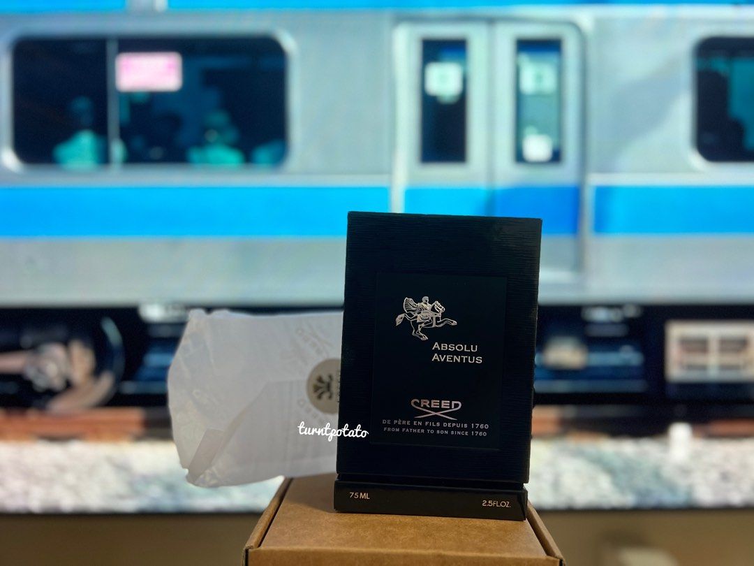 Aventus Absolu, Fully sealed, gift set (Category: Fragrance & Deodorants) located in Manila. Submitted by turntpotato (Listing ID 1332247942, Image 1). Description: 1st batch and bought during the release week. Absolu Aventus is a new take on the original Aventus DNA. Also available as decant: 30ml - 12000 Creed Aventus Absolu, Perfume, Niche Perfume, Men's Best Perfume, Men's Compliment-getter .