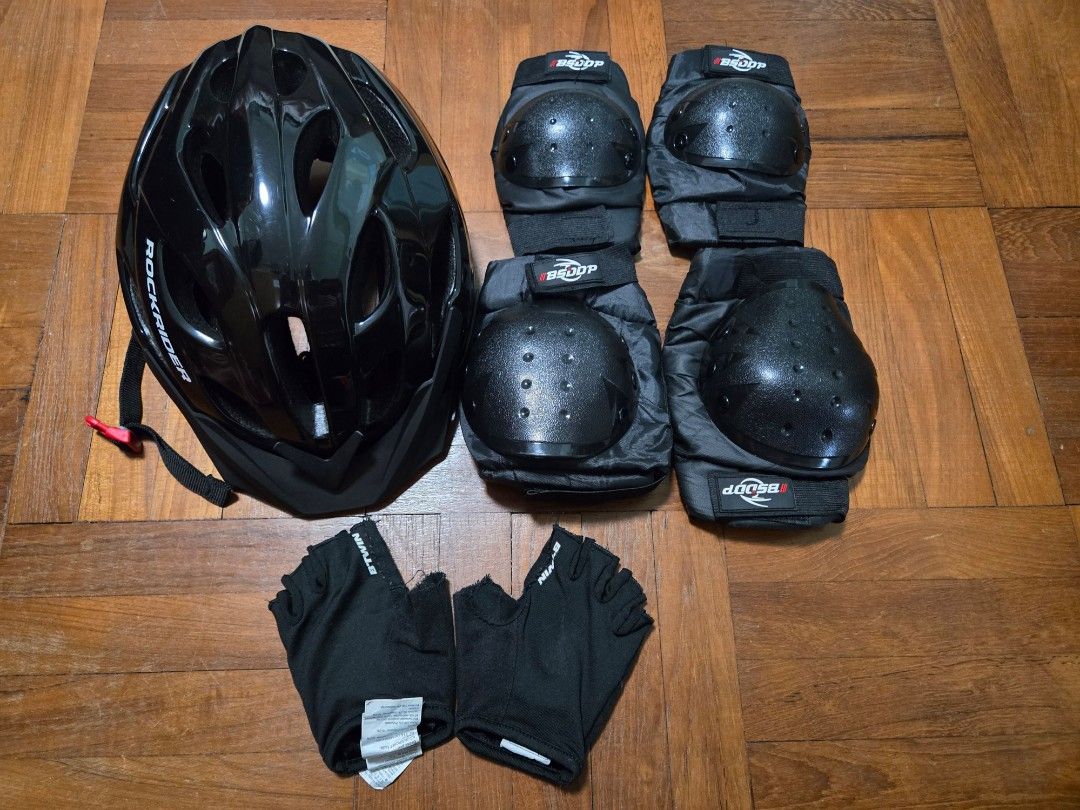 bike helmet pads & gloves Heybike Dirt Heybike Sports Palm WidthXS (6.5 Bicycle Helmet Knee Pads Stock