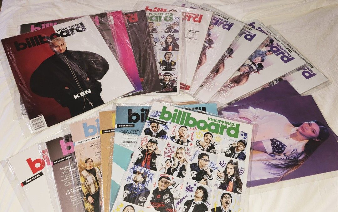 Bini Billboard Anniversary Magazine/ Billboard Magazines Back Issue (Category: Magazines) located in Rizal. Submitted by karlaquijanomd (Listing ID 1332106201, Image 2). Description: Bini Billboard Magazine -500 pesos (1000 pesos original price) other Billboard Magazines -200 pesos each (message me for available copies).