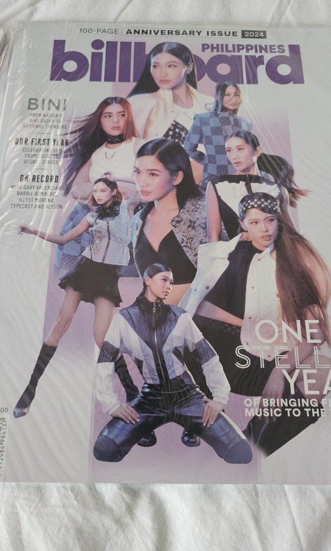 Bini Billboard Anniversary Magazine/ Billboard Magazines Back Issue (Category: Magazines) located in Rizal. Submitted by karlaquijanomd (Listing ID 1332106201, Image 1). Description: Bini Billboard Magazine -500 pesos (1000 pesos original price) other Billboard Magazines -200 pesos each (message me for available copies).