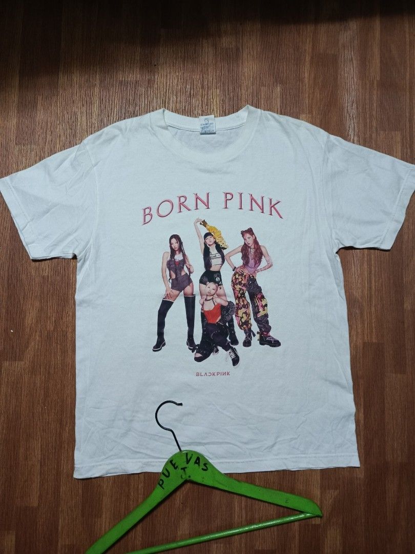 Blackpink "Born Pink" tour tee (Category: Shirts) located in Manila. Submitted by swag_dealer (Listing ID 1332190100, Image 1). Description: Blackpink "Born Pink" tour tee size M on tag Length: 26.5 Width: 20.5 Excellent condition No issue 999+sf.