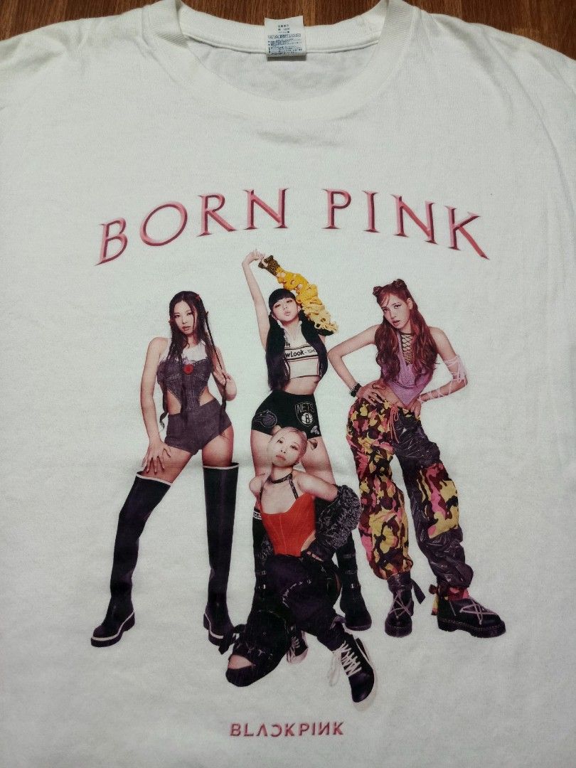 Blackpink "Born Pink" tour tee (Category: Shirts) located in Manila. Submitted by swag_dealer (Listing ID 1332190100, Image 3). Description: Blackpink "Born Pink" tour tee size M on tag Length: 26.5 Width: 20.5 Excellent condition No issue 999+sf.