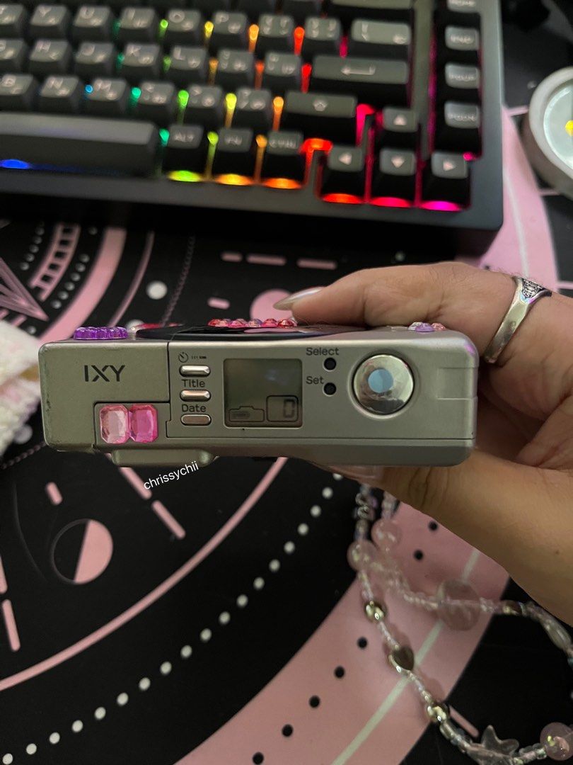 Canon Ixy - Film Camera (Category: Cameras) located in Marikina City. Submitted by _prelovedbyblank (Listing ID 1332164633, Image 2). Description: Canon IXY aps film camera ‼️READ BEFORE INQUIRING‼️ - great working condition! - ready to use! - fully functional - full metal unibody - 28-48mm zoom lens, with speck of dust - LCD screen for controls - modes: red eye, self timer, flash, night scene, exposure & landscape mode all functional - electroni