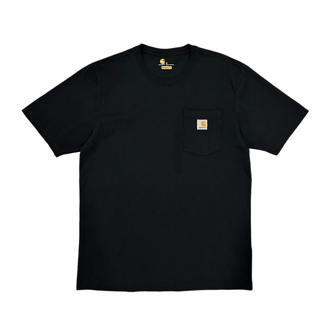 Carhartt K87 Black Pocket tee Men s Fashion Activewear on Carousell
