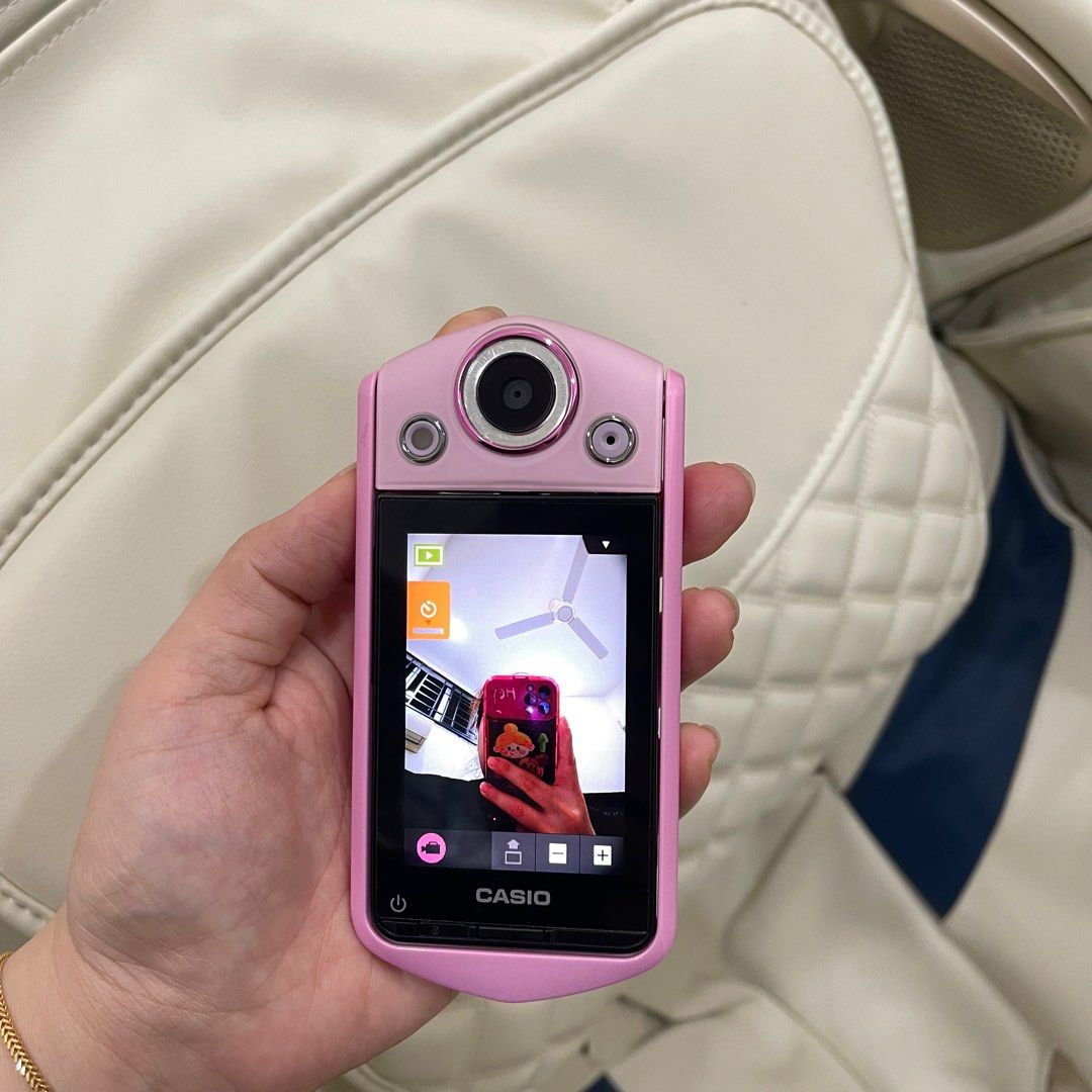 Casio Exilim Tr35 Lavender Photography Cameras on Carousell