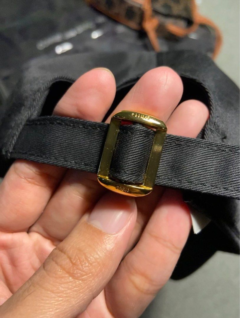 Celine triomphe cap in black (Category: Caps & Hats) located in Makati City. Submitted by ullox (Listing ID 1332158988, Image 3). Description: with paper bag and dust bag .
