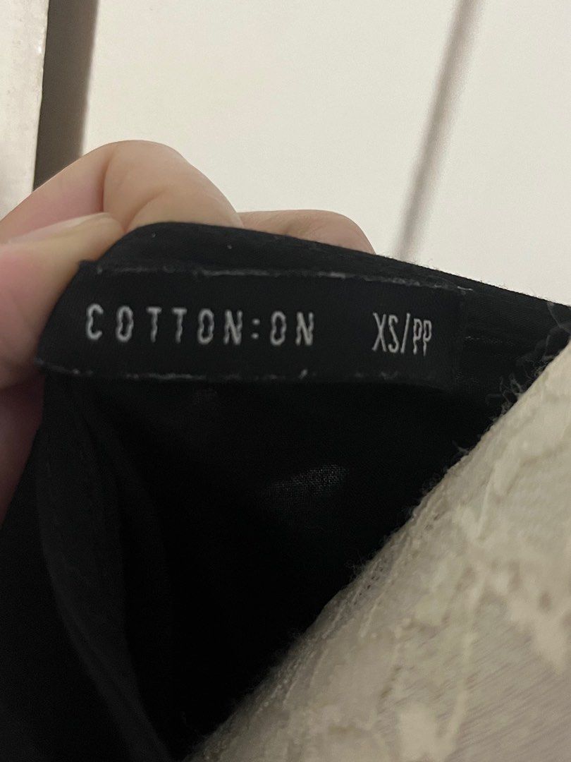 Cotton On Wrap Black Dress (Category: Dresses) located in Manila. Submitted by emmarim (Listing ID 1332224435, Image 3). Description: Can fot xxs-s.