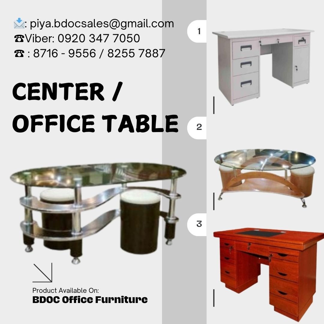 CUSTOMIZED CENTER TABLE / OFFICE FURNITURE / OFFICE PARTITION ...