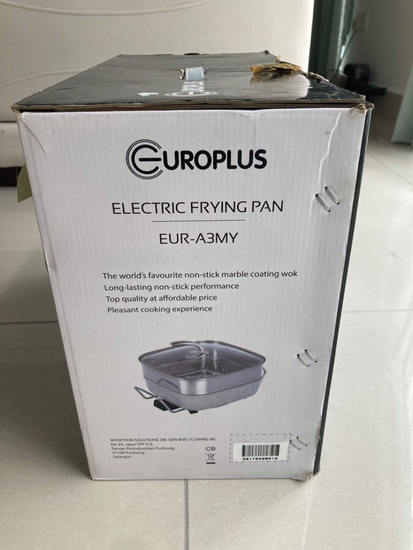 Europlus Electric Frying Pan Steamboat Hotpot Wok Multifunction Multicooker