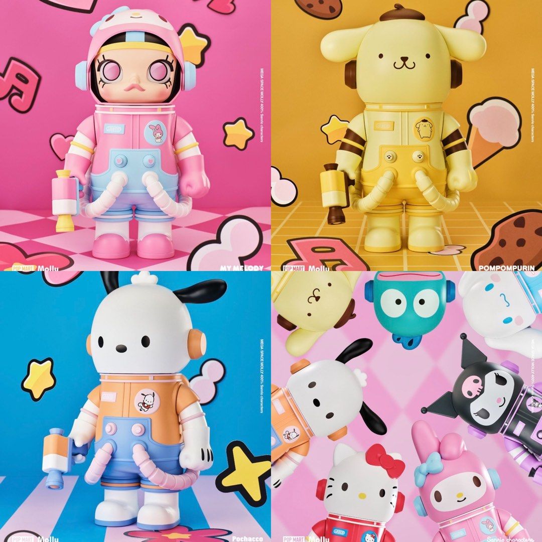 POP MART X SANRIO CHARACTERS Mega Space Molly 400% Series