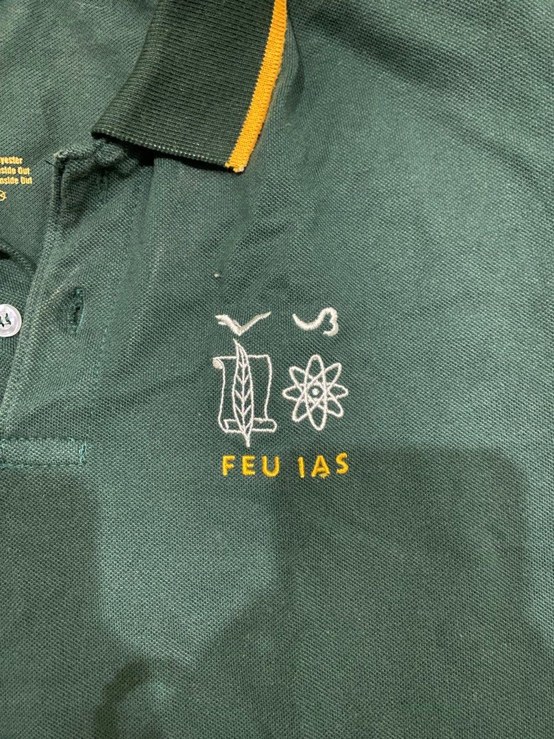 FEU Type B Uniform College (Category: Tshirts & Polo Shirts ) located in Paranaque City. Submitted by _outfits (Listing ID 1332210590, Image 3). Description: FEU Type B Uniform 350 per polo shirt 600 if buying both Size S My measurements: Height: 5’5 Waist: 26 Mod: j&t/lalamove/grab Mop: Gcash/Bpi .