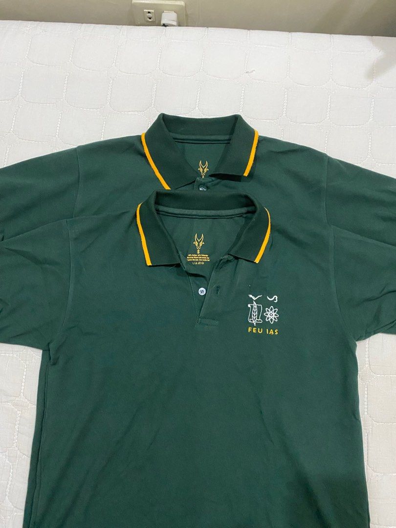 FEU Type B Uniform College (Category: Tshirts & Polo Shirts ) located in Paranaque City. Submitted by _outfits (Listing ID 1332210590, Image 1). Description: FEU Type B Uniform 350 per polo shirt 600 if buying both Size S My measurements: Height: 5’5 Waist: 26 Mod: j&t/lalamove/grab Mop: Gcash/Bpi .