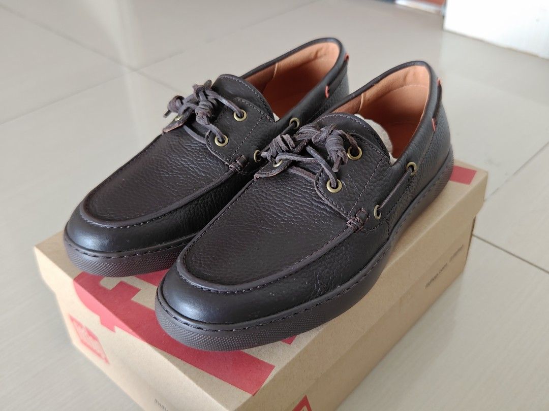 Fitflop leather boat shoes