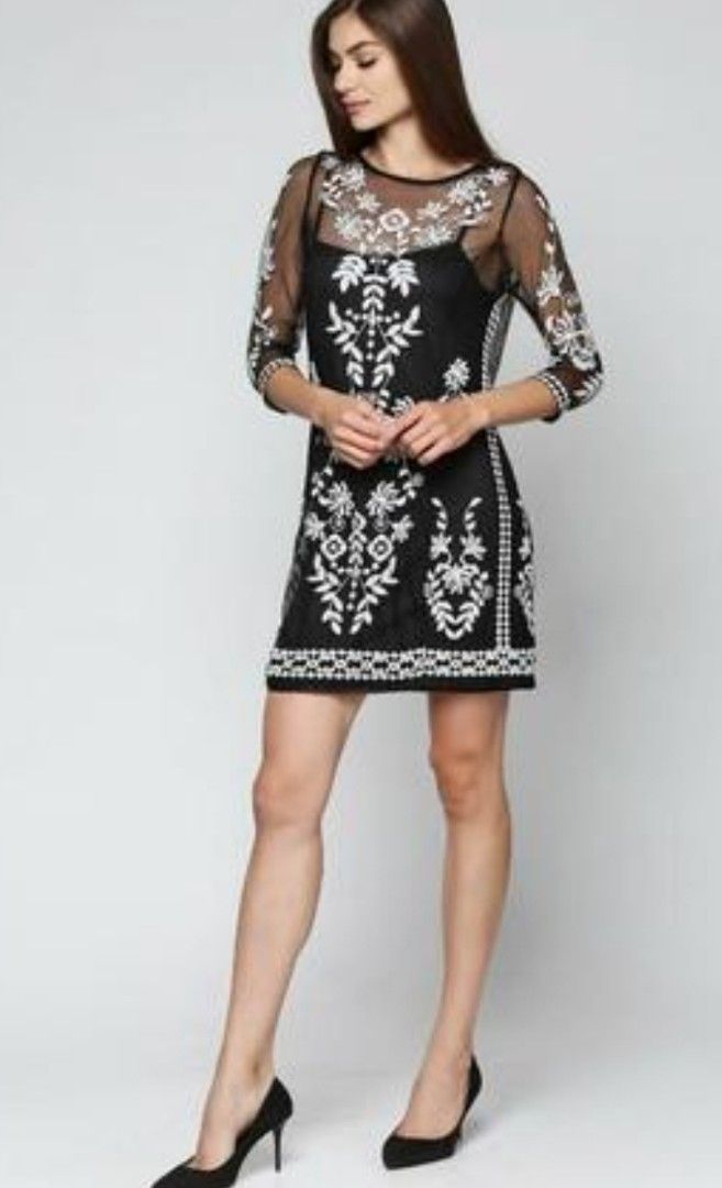 h&m embroidered dress black Metallic Embroidered Corset Set I Dash & Dot CUSTOM SIZE