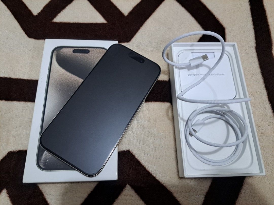 iPhone 15 PRO 128GB Good As New Factory Unlocked Complete, Mobile