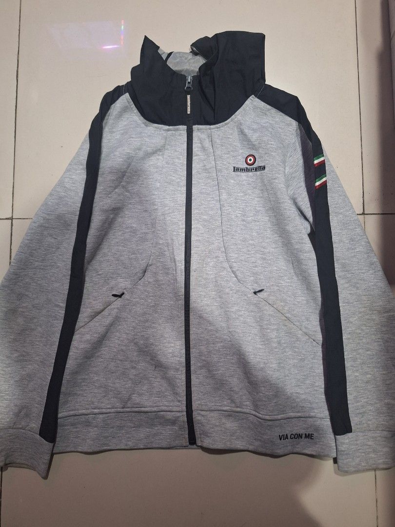 Jaket LAMBRETTA, Fesyen Pria, Pakaian Baju Luaran di Carousell